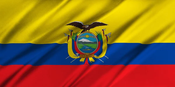 Flagge Ecuadors — Stockfoto