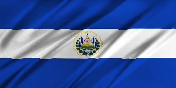 Flagge El Salvadors — Stockfoto