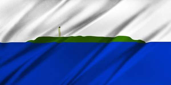 Флаг острова Навасса — стоковое фото