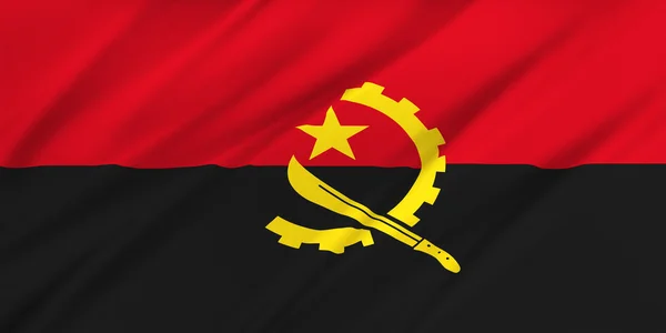 Flag of Angola — Stock Photo, Image