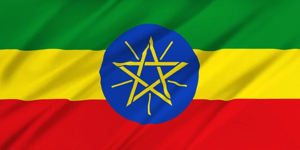 Flag of Ethiopia — Stock Photo, Image