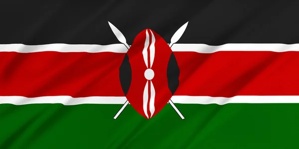 Bandiera del Kenya — Foto Stock