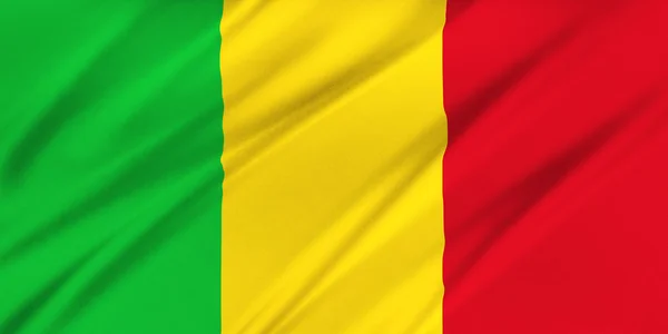 Vlag van mali — Stockfoto