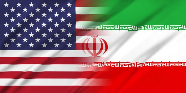 Yhdysvallat ja Iran . — kuvapankkivalokuva