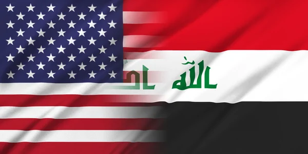 USA and Iraq. — Stock Photo, Image