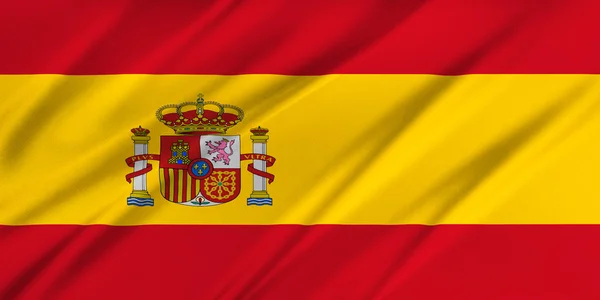 Flagge Spaniens — Stockfoto