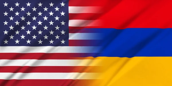 USA och Armenien — Stockfoto
