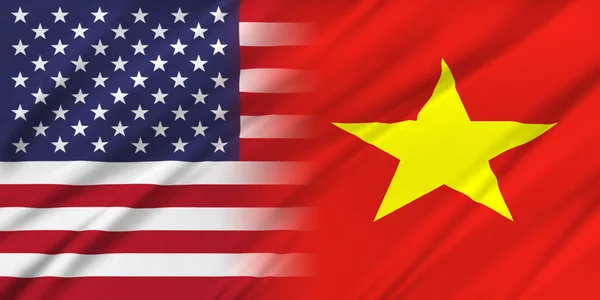 Estados Unidos y Vietnam — Foto de Stock