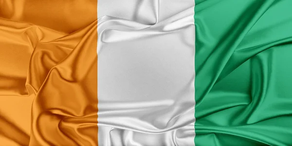 Flagge von Côte d 'Ivoire — Stockfoto