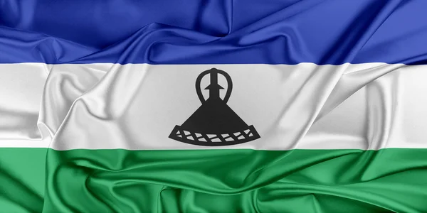 Flag of Lesotho — Stock Photo, Image