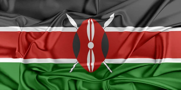 Bandera de Kenya —  Fotos de Stock