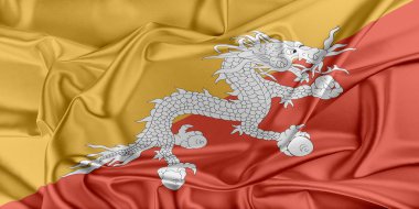 bhutan bayrağı