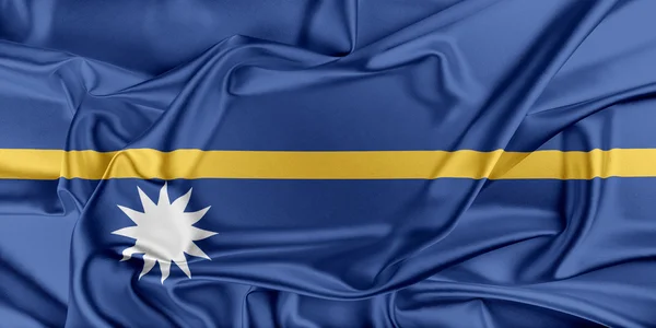 Flag of Nauru — Stock Photo, Image