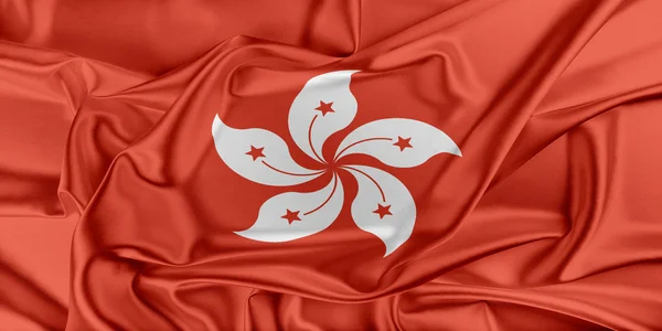 香港的国旗 — 图库照片