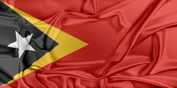 Σημαία του Ανατολικού Τιμόρ — Φωτογραφία Αρχείου