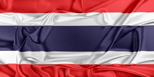 Bandera de Tailandia — Foto de Stock