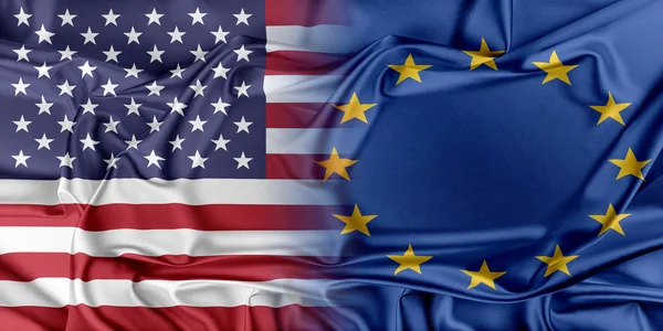 USA and Europe. — Stock Photo, Image
