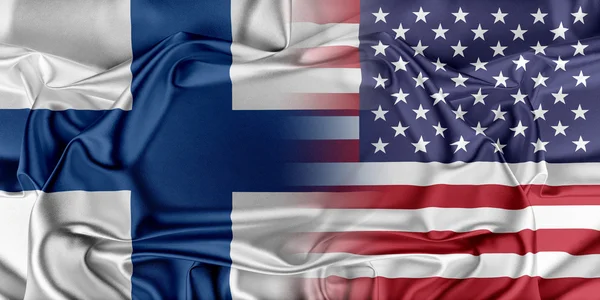 США та Фінляндії . — стокове фото
