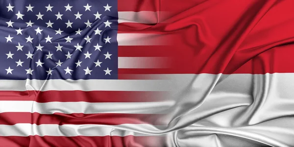 USA and Monaco. — Stock Photo, Image