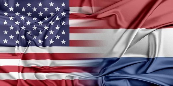 USA and Netherlands. — Stock Photo, Image