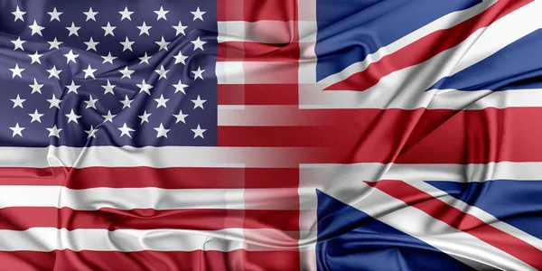 USA och Storbritannien. — Stockfoto