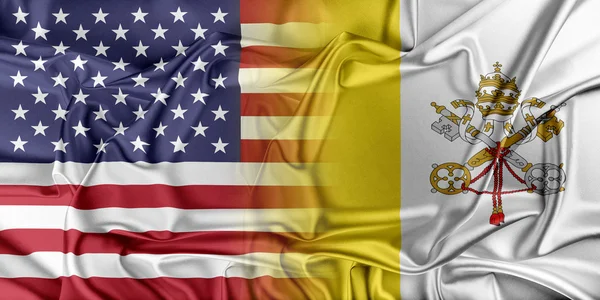 USA and Vatican. — Stock Photo, Image
