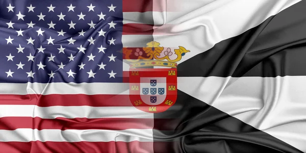 USA and Ceuta — Stock Photo, Image