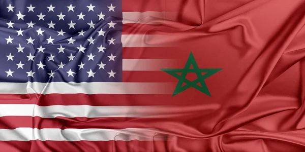 USA and Morocco — Stock Photo, Image