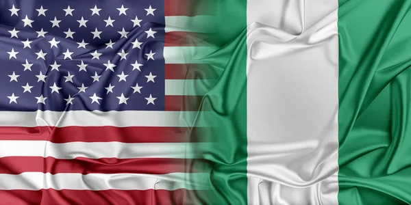 USA und Nigeria — Stockfoto