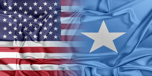 USA och Somalia — Stockfoto