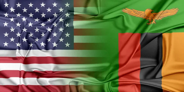 États-Unis et Zambie — Photo