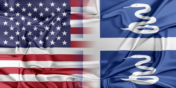 США і Мартиніка — стокове фото