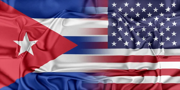 Estados Unidos y Cuba — Foto de Stock