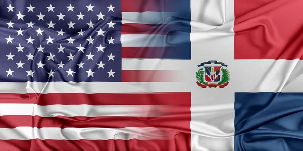 Estados Unidos y República Dominicana — Foto de Stock