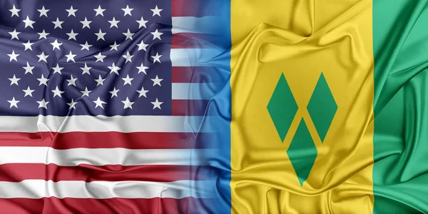 Etats-Unis et Saint Vincent les Grenadines — Photo