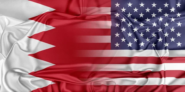USA and Bahrain — Stock Photo, Image