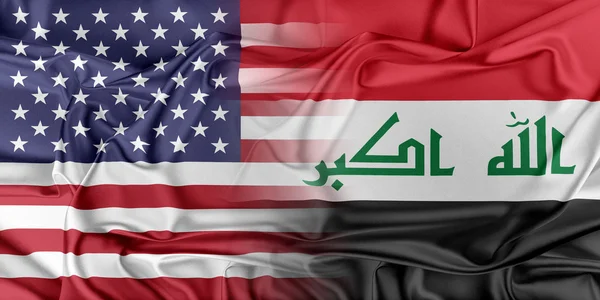 USA and Iraq — Stock Photo, Image