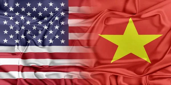 Estados Unidos y Vietnam — Foto de Stock