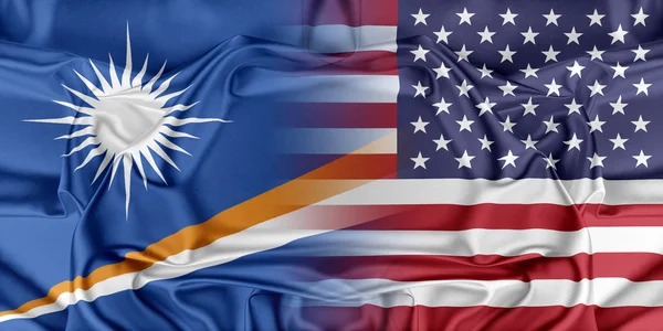 USA und Marshallinseln — Stockfoto