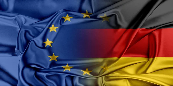 European Union and Germany. — Stock Photo, Image