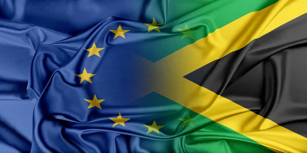 European Union and Jamaica. — Stock Photo, Image