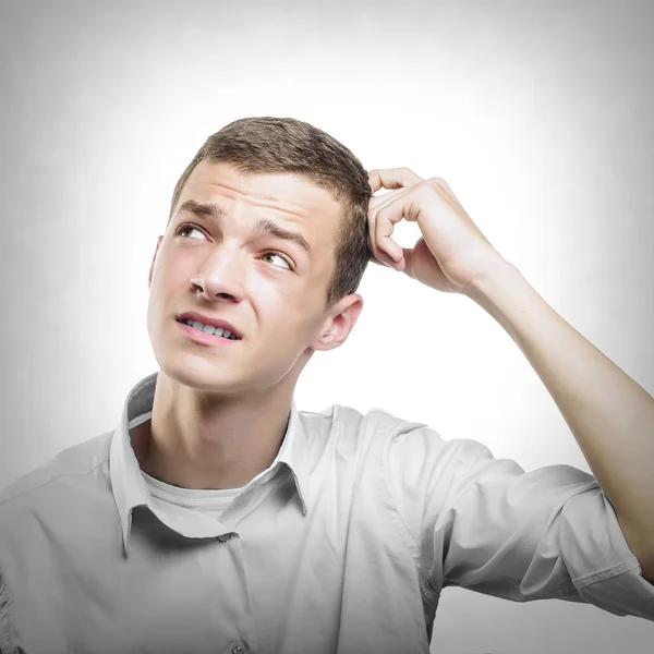 Young thoughtful man. — Stock Photo, Image