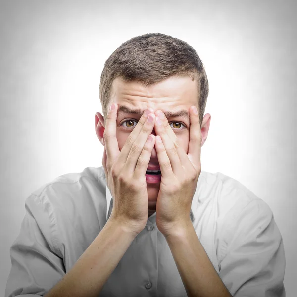 Portrait of amazed man. — Stock Photo, Image