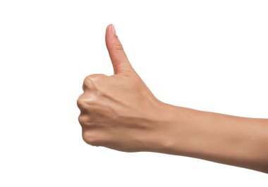 kadın el başparmak.