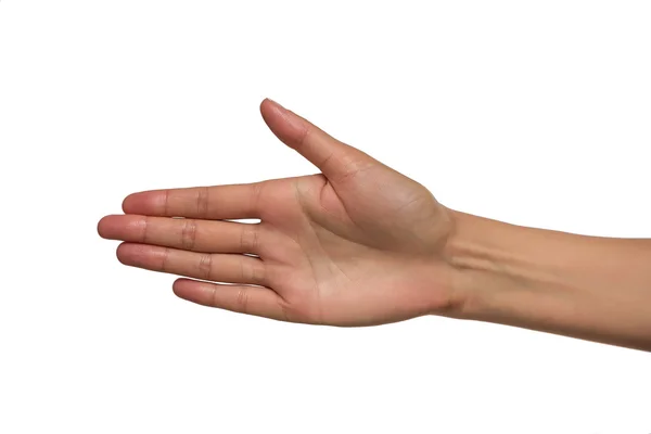 La mano extendida en el saludo —  Fotos de Stock