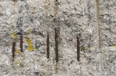 Berlin Duvarı yakın çekim.