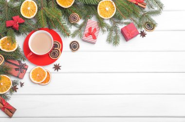 Noel süslemeleri çerçeve.