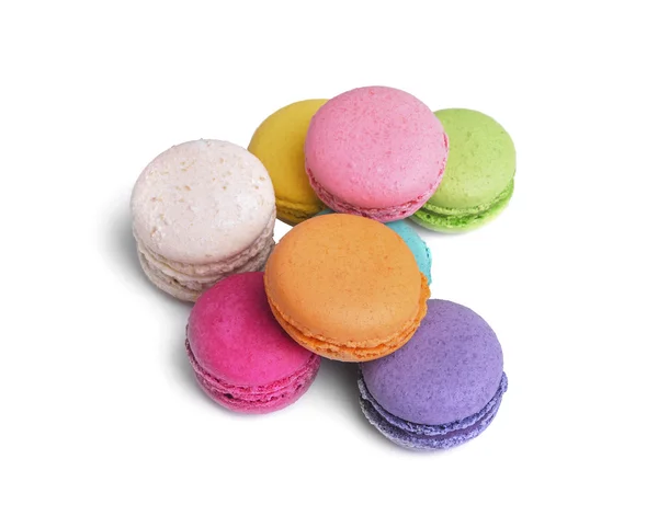 Multicolored macaroon cookies. — Stock Photo, Image