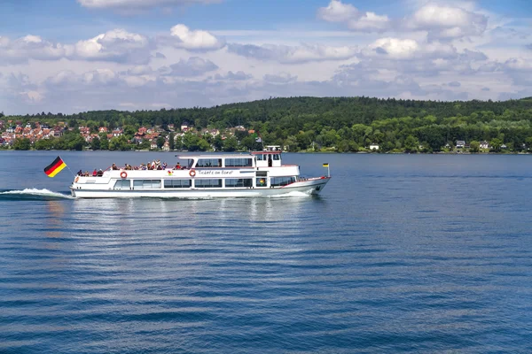 Pleasure boat on Lake Constance — Stock Photo, Image