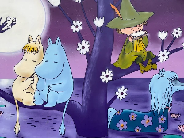 Murino Rusya Mart 2021 Moomins Yaratıcısı Tove Jansson 100 Yıldönümü — Stok fotoğraf